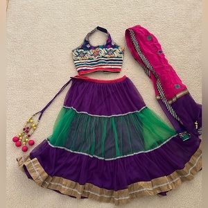 Little girls very stylish Lehngha!